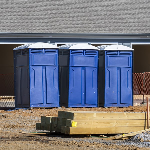 can i customize the exterior of the porta potties with my event logo or branding in Cobre